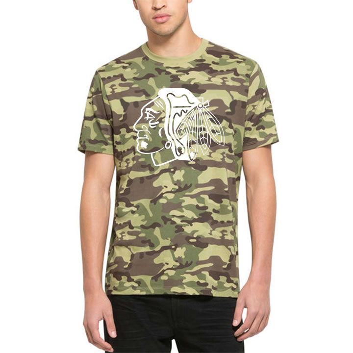Chicago Blackhawks '47 Alpha T-Shirt Camo,We sell and wholesale Chicago Blackhawks '47 Alpha T-Shirt Camo on line form chian!